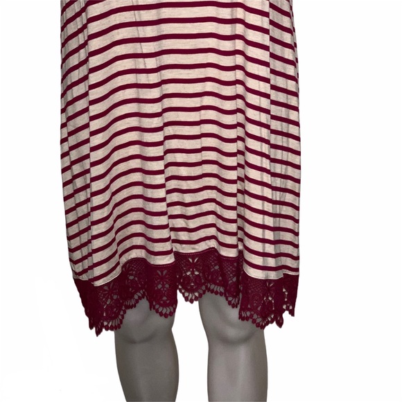 Red Camel Heirloom Romance Striped Shift Dress with Coordinating Leggings XL - Picture 5 of 11